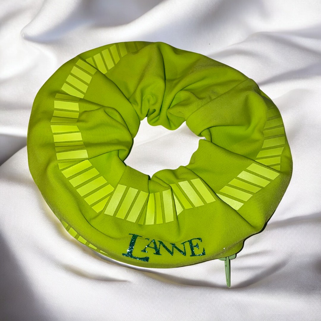L'ANNE | Rikító zöld cipzáros hajgumi - Image 2