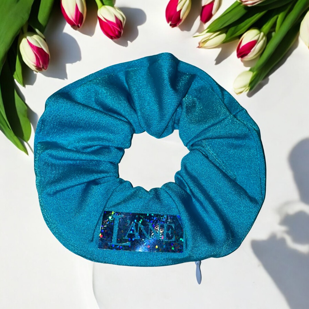 L'ANNE | Türkizkék cipzáros hajgumi - Image 3