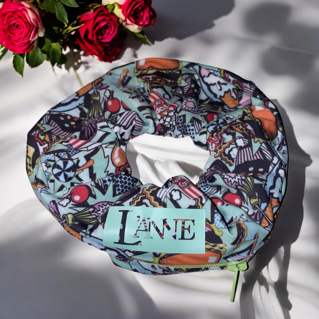 L'ANNE | Mintás cipzáras hajgumi - Image 3