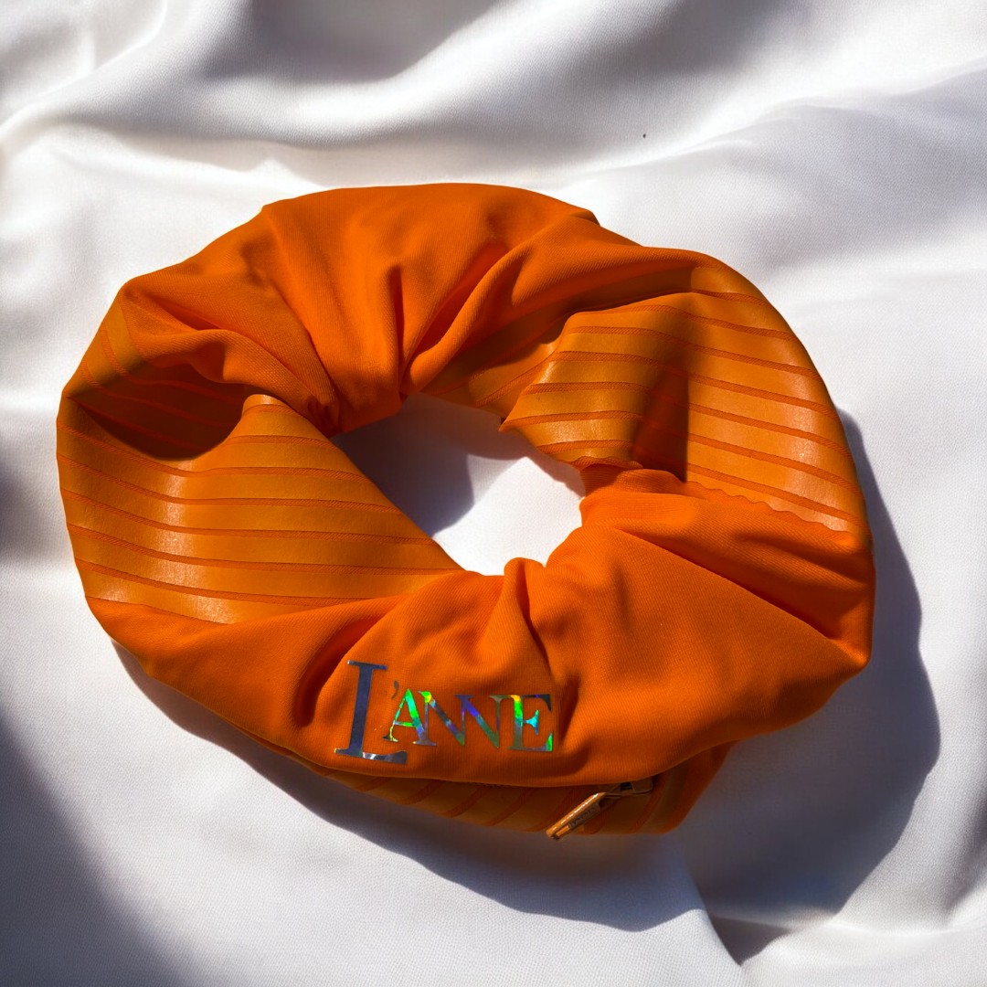 L'ANNE | Narancssárga cipzáros hajgumi - Image 2