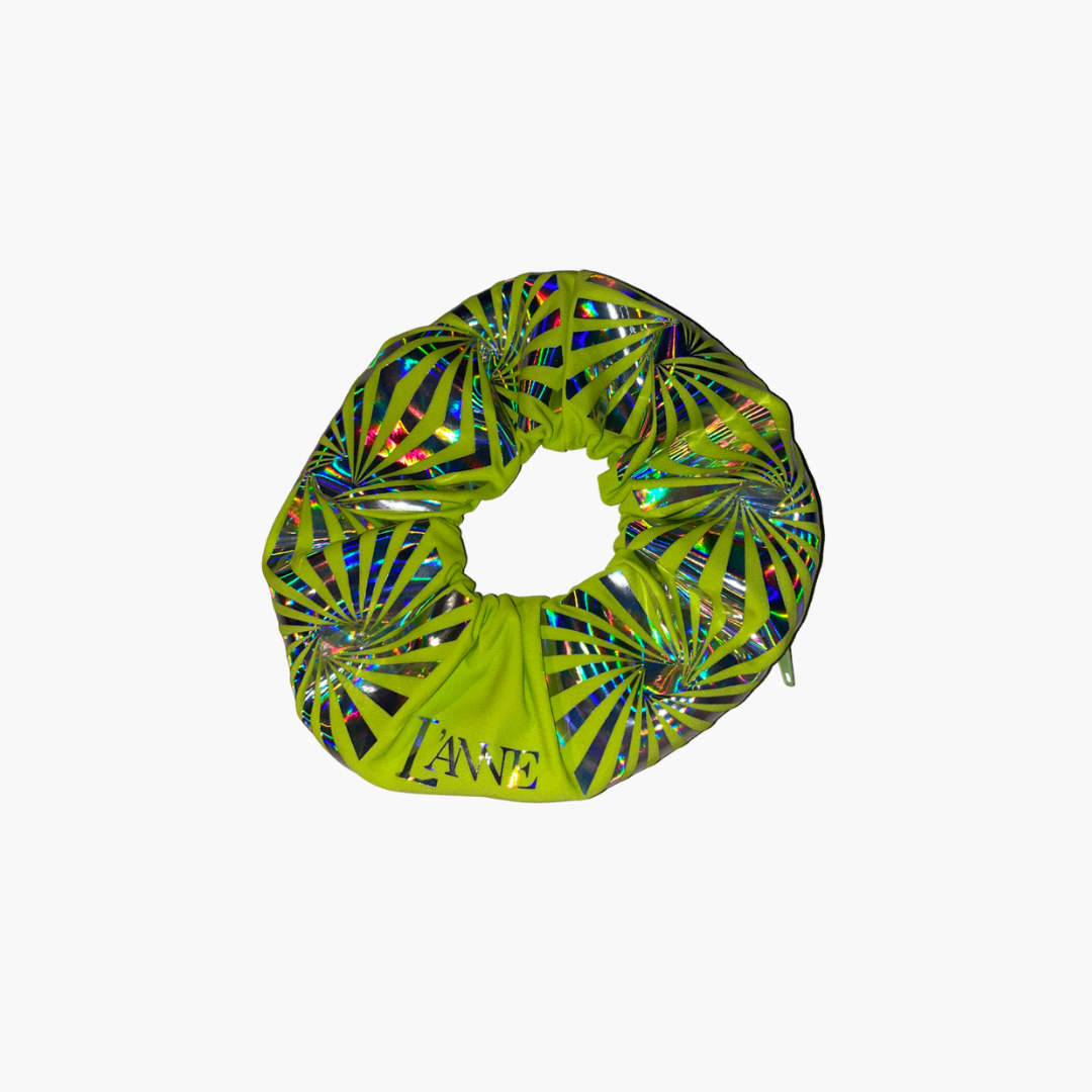 L'ANNE | Rikító zöld cipzáros hajgumi