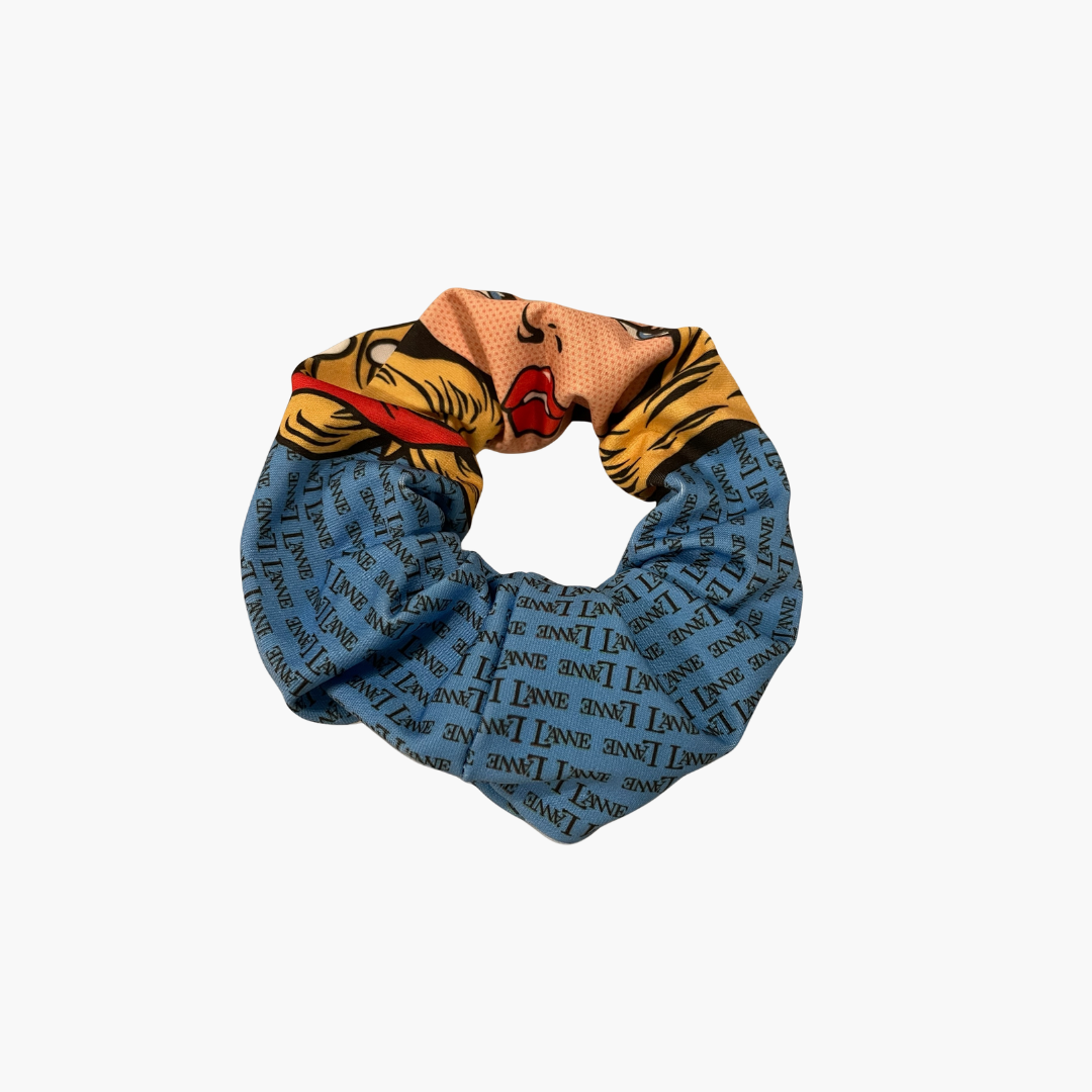 L'ANNE | Feliratos mintás cipzáras hajgumi